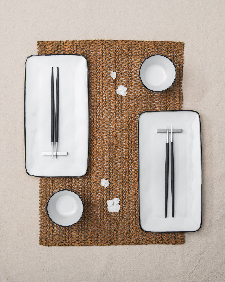 Cutipol Goa Blue Baguettes - Service 2 pz + Appui