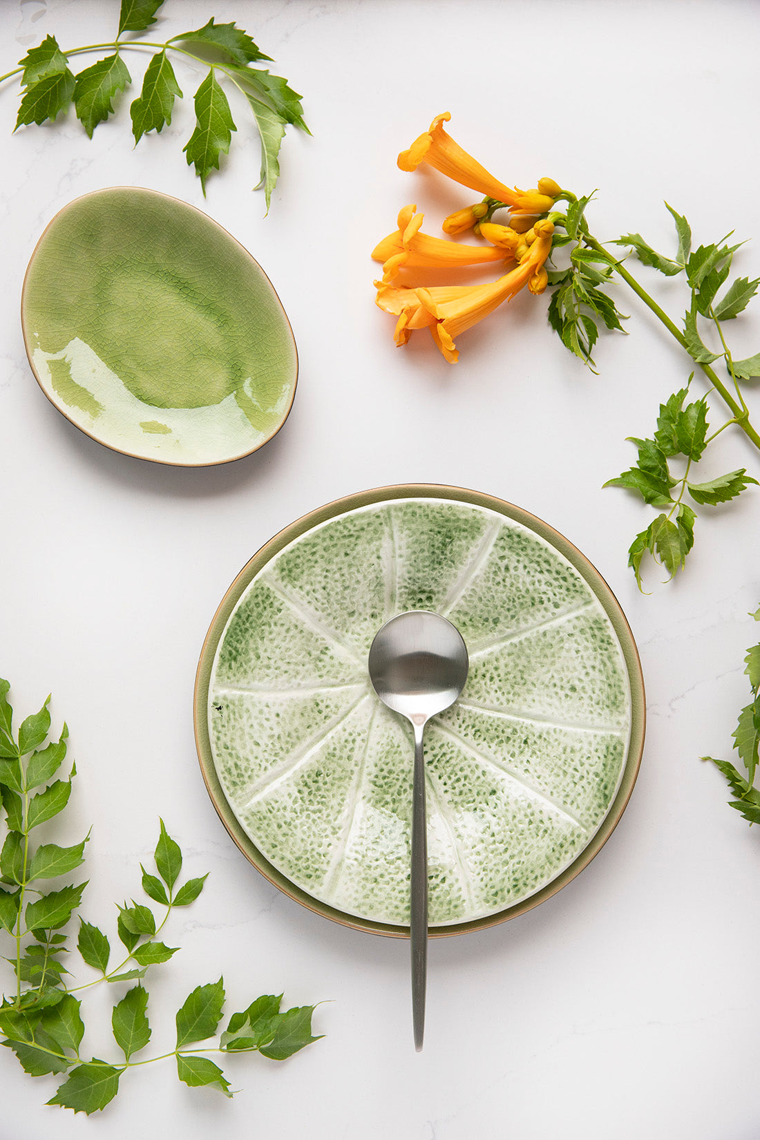 Assiette à Pain Riviera Green