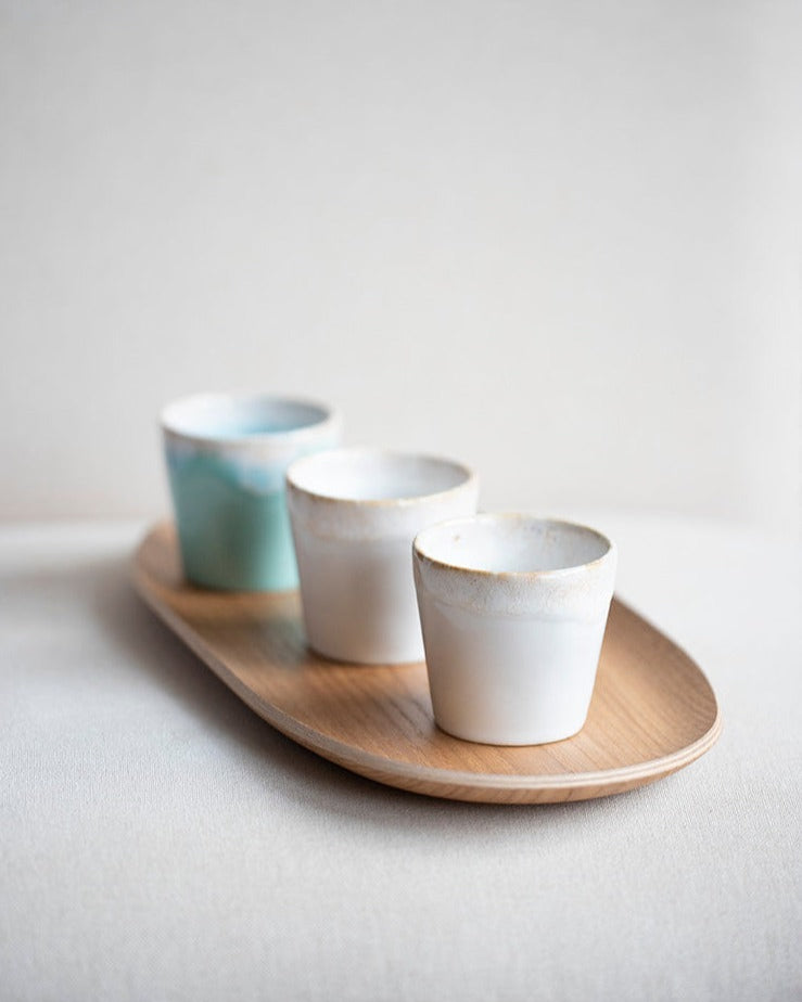 Lungo Weißer Becher