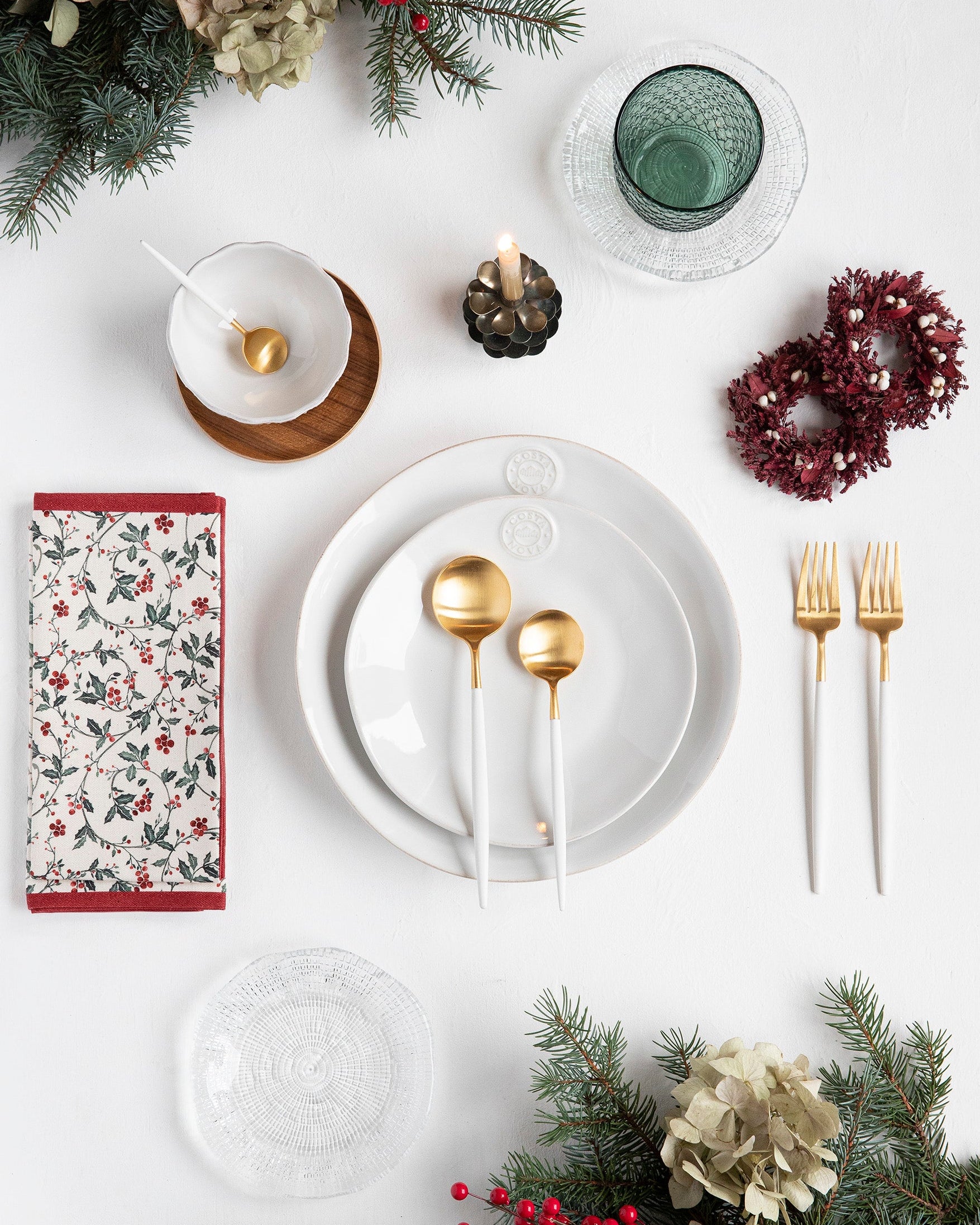 Plato de postre Nova White