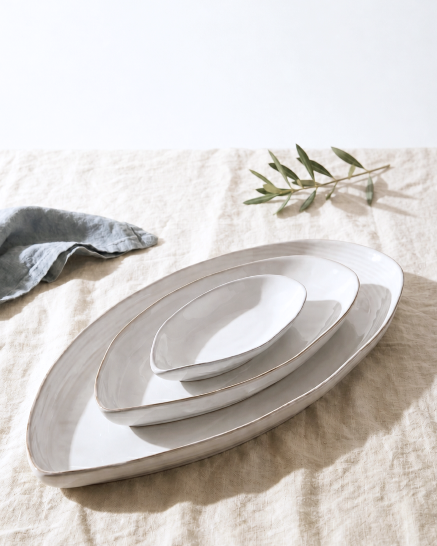 Set 3 Muschel Servierplatten Sea Creatures