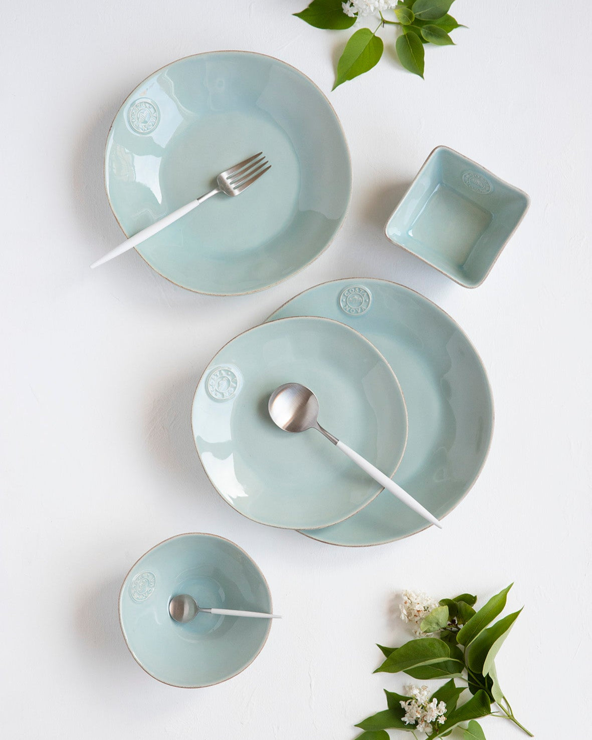 Nova Turquoise 13-piece Dinner Set