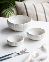 Set 3 Bowls Urchin Sea Creatures