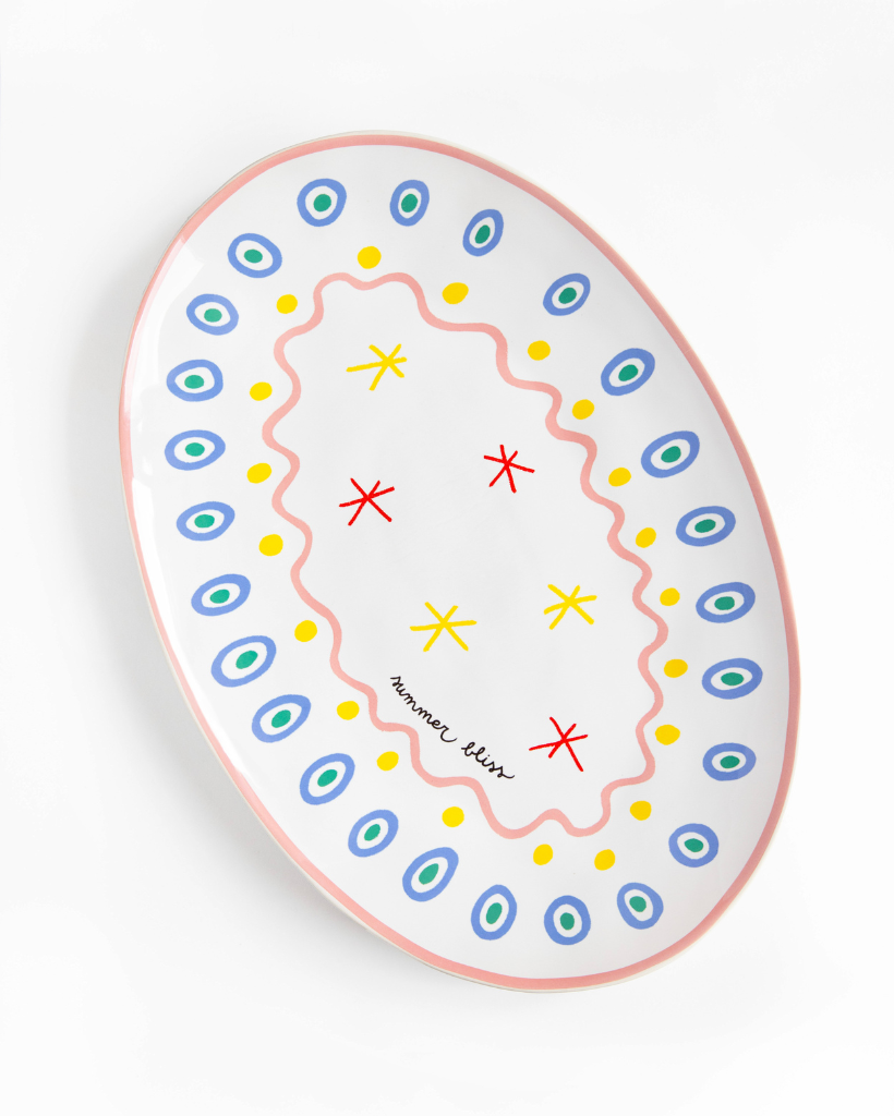 Fuente ovalada Summer Bliss