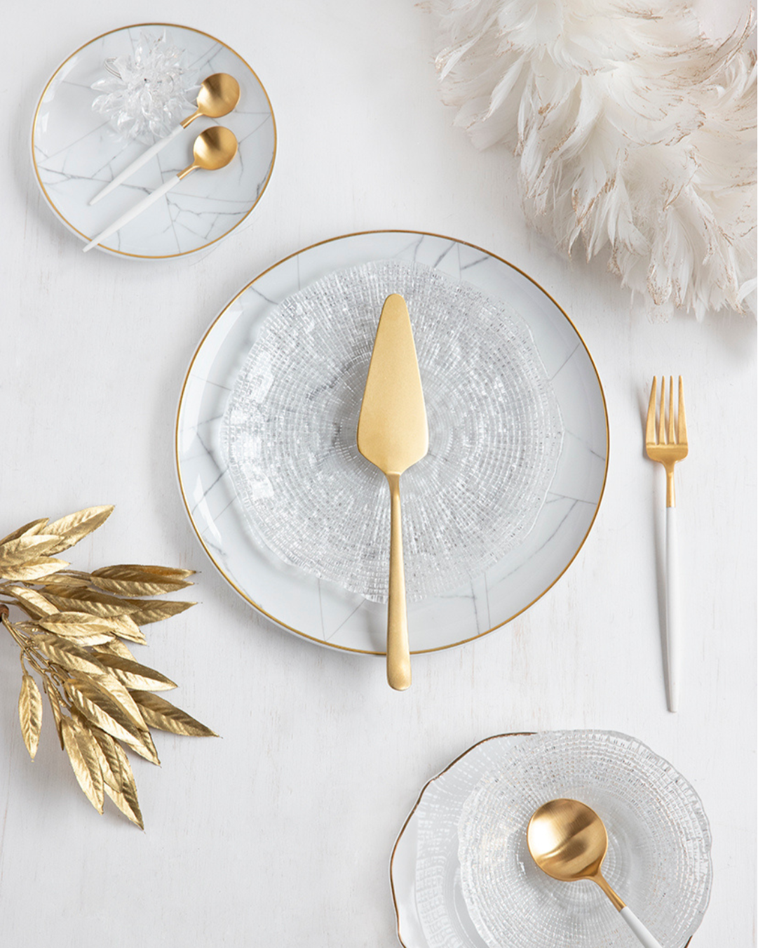 Pala de servir Tarta Tribeca Gold Vintage