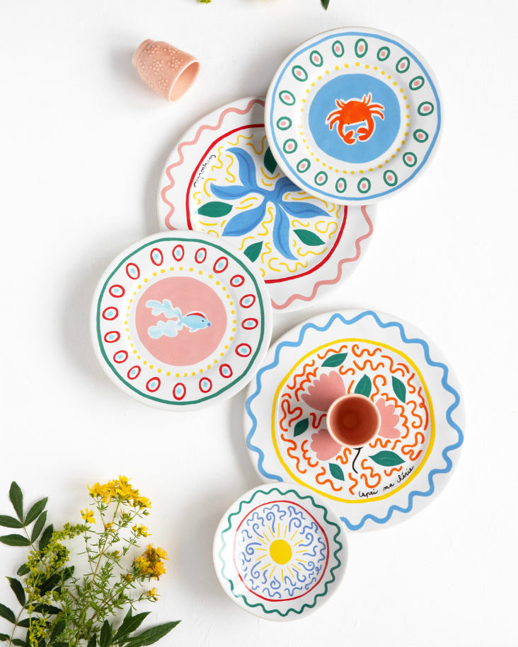 Dessert Teller Fish Summer Bliss