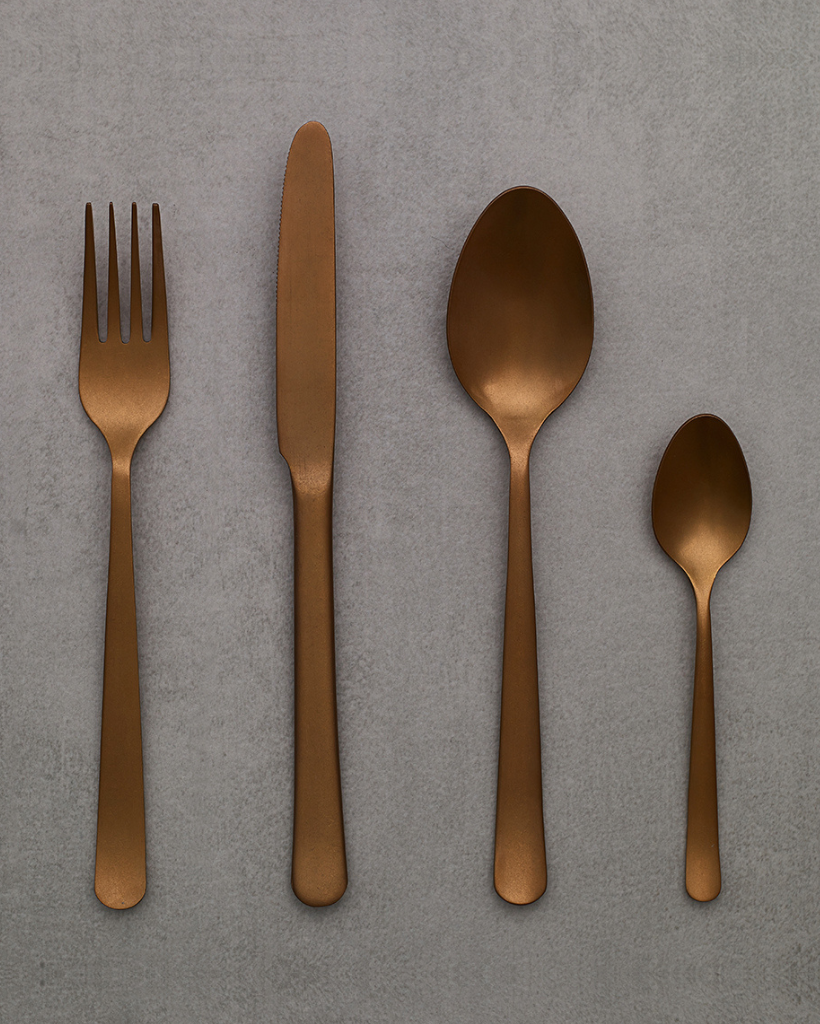 Tribeca Vintage Koperen 4-delige Bestekset