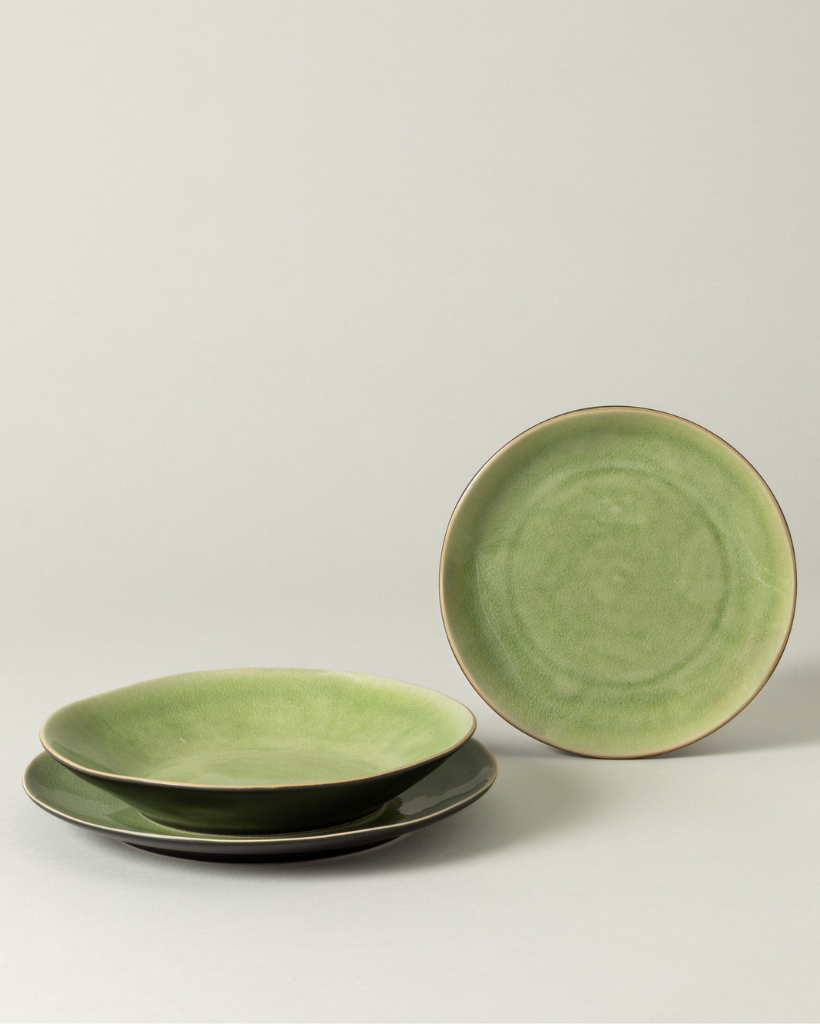 Riviera Green 12-delige Serviesset