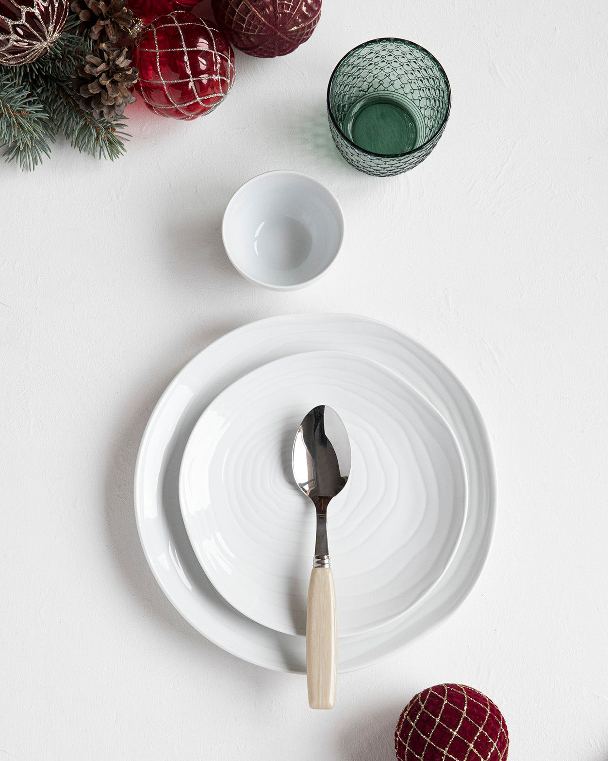 Teak 12-teiliges Geschirrset