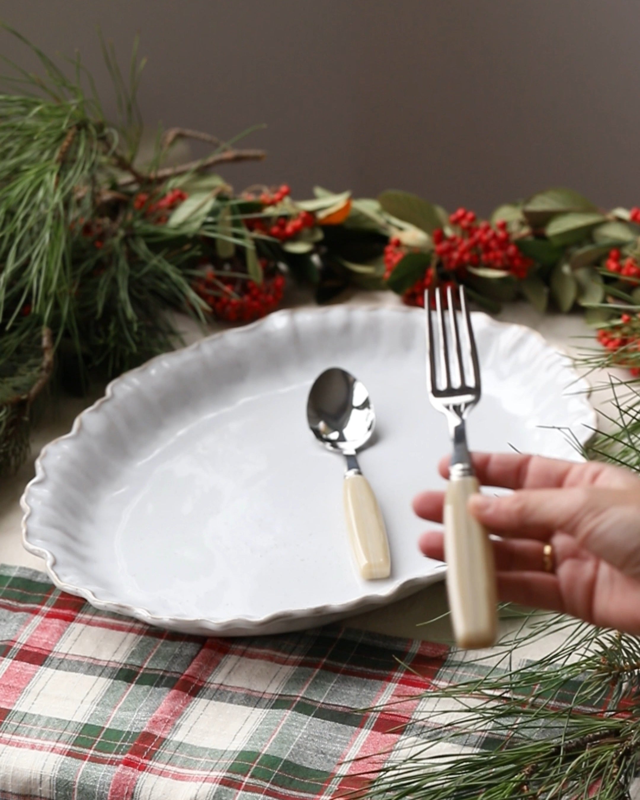 Schale ovale platte Sand - Sea & Sand