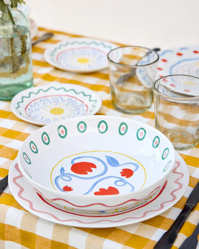 Assiette creuse Tulip Summer Bliss