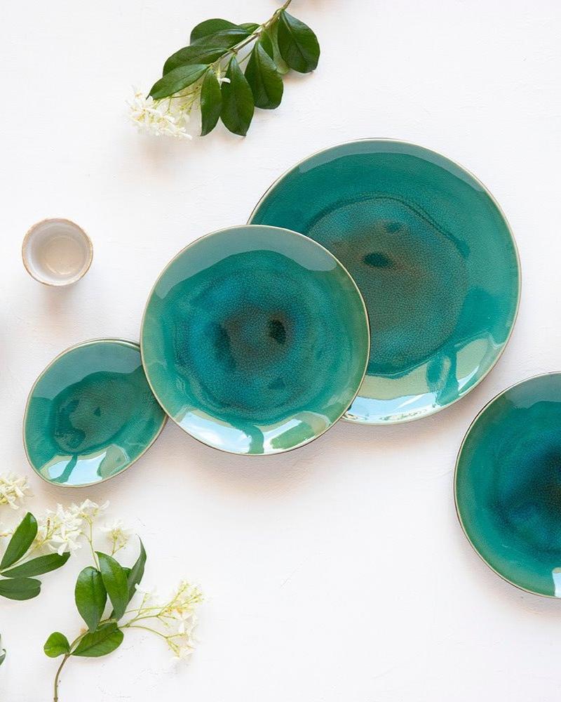 Plato de pan Riviera Blue