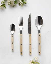 Cubertería 24 piezas Sabre Bistrot Horn