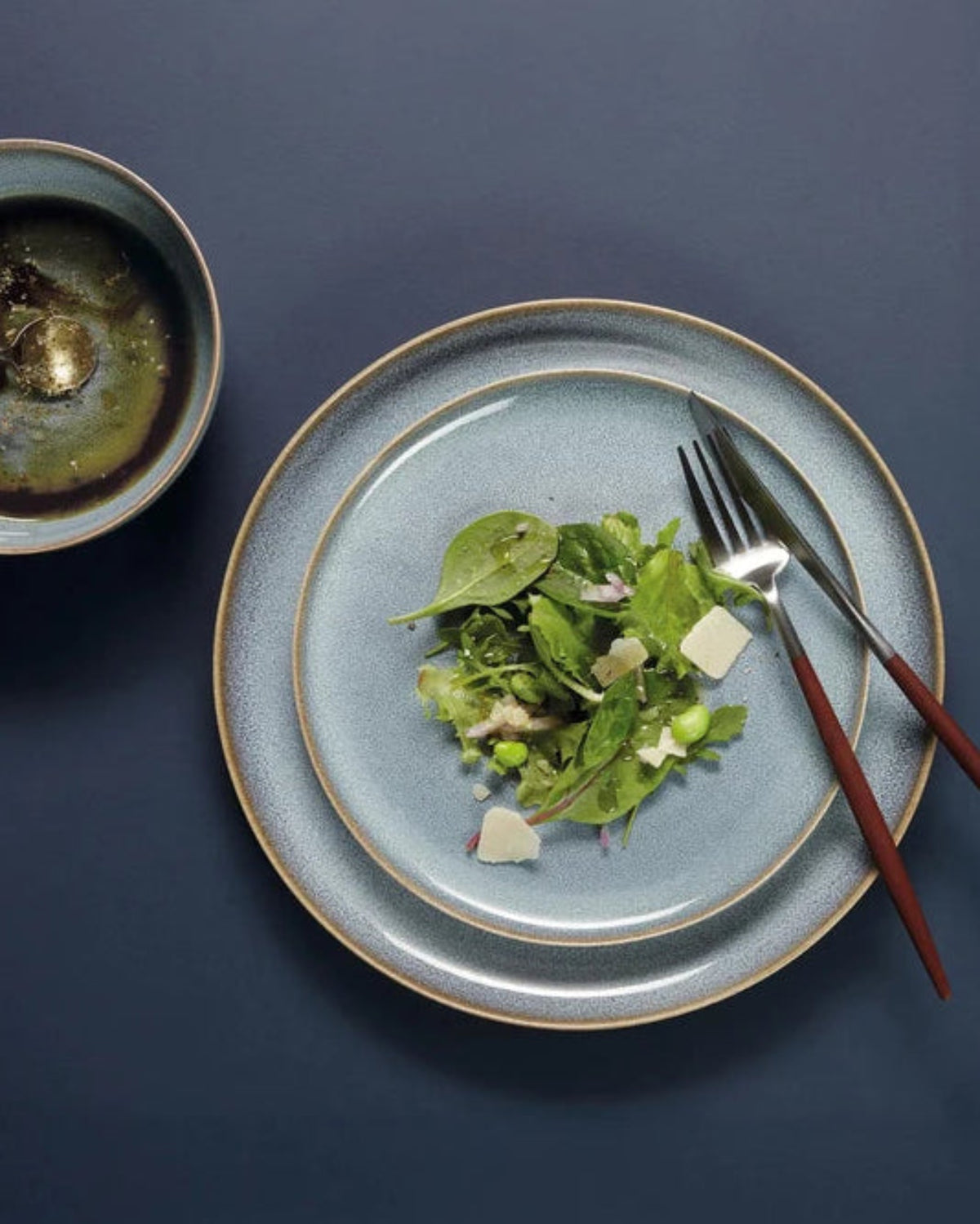 Assiette Plate Saisons Denim