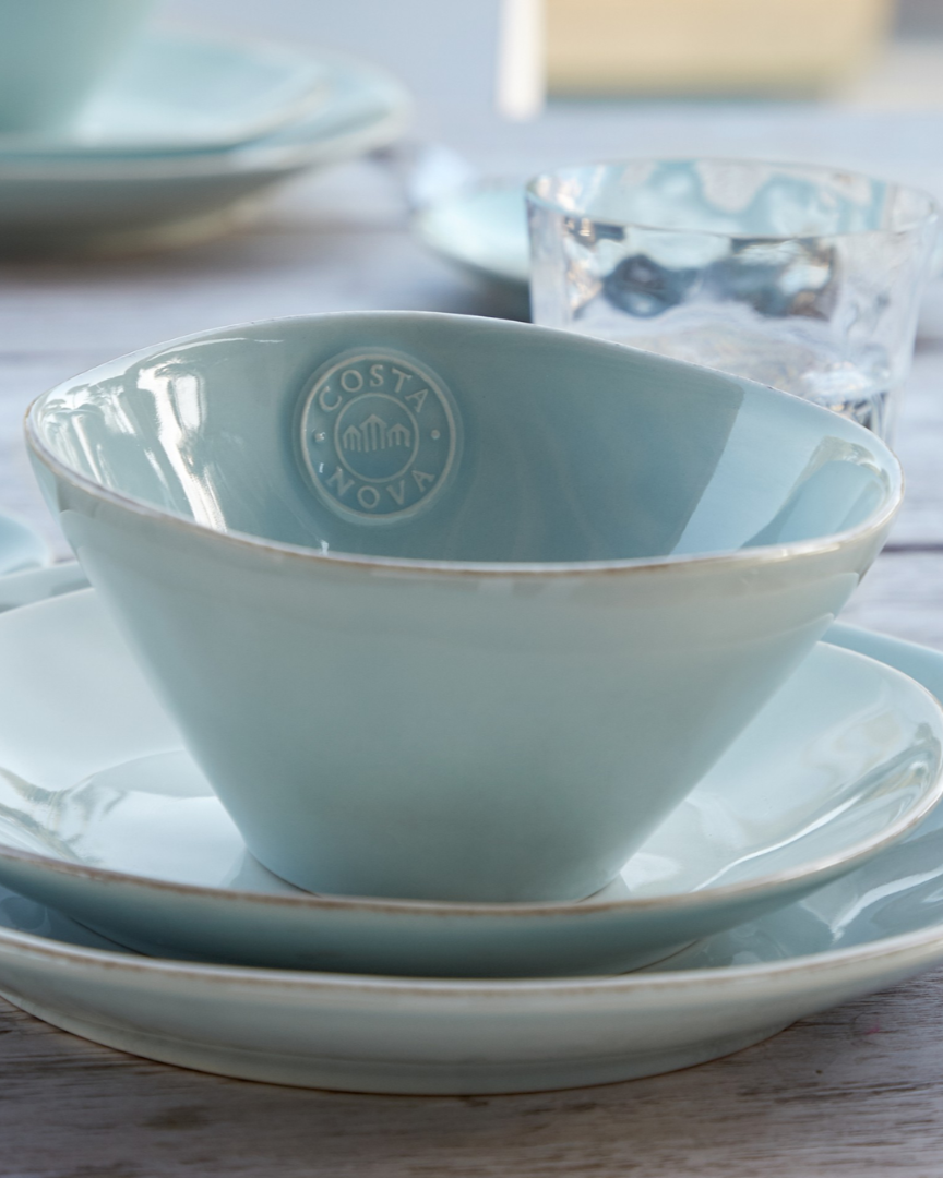 Nova Turquoise 13-piece Dinner Set