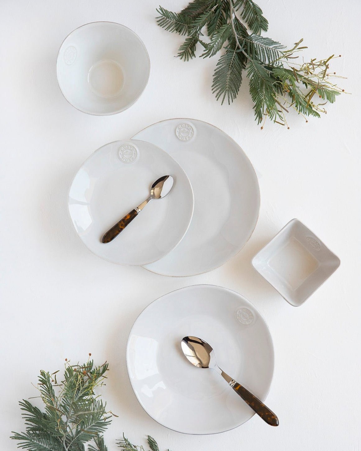 Plato hondo Nova White