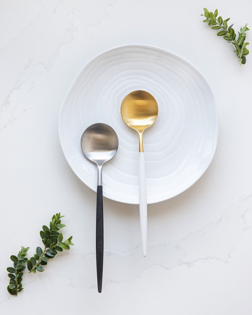 Plato de postre Teak