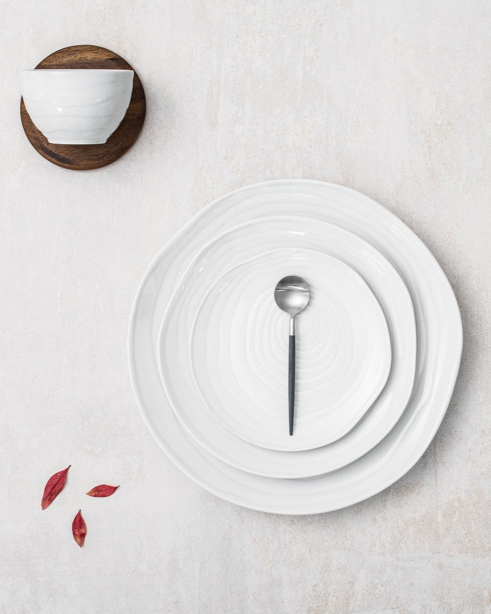 Teakhouten koffiemok - Set van 2 stuks