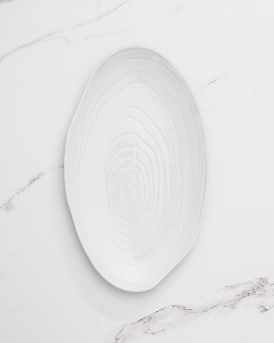 Plat ovale moyenne Teak