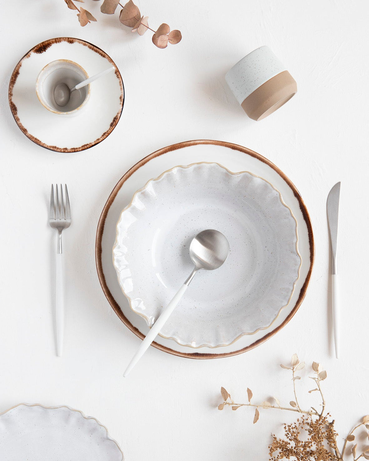 Bestek 4 stuks Cutipol Goa Wit