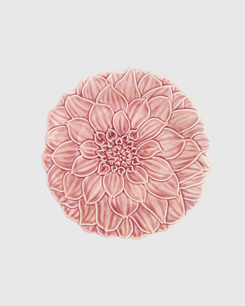 Plato de postre Dalia Rosa