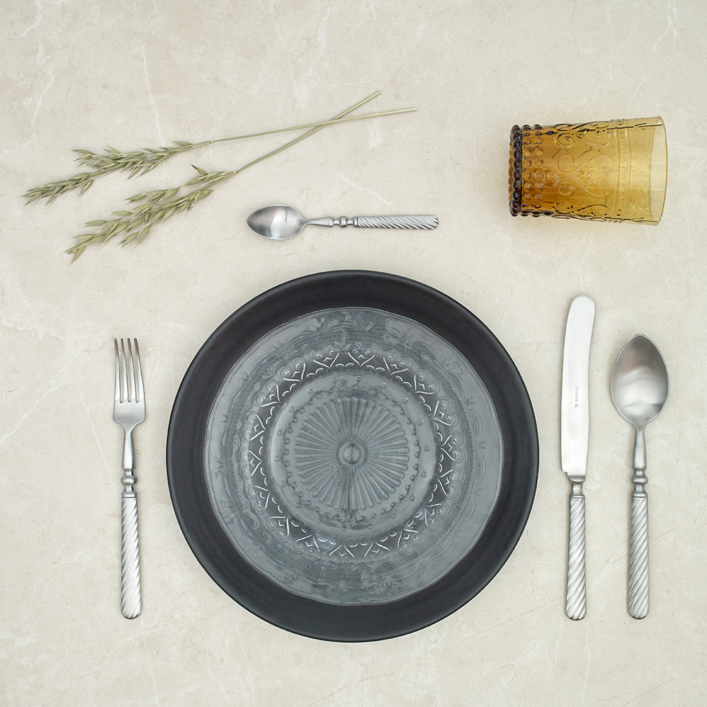 Couverts Manueline Matte - 24 pièces