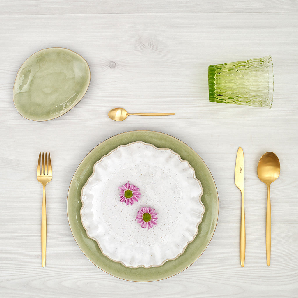 Cubertería 24 piezas Cutipol Solo Gold Matte