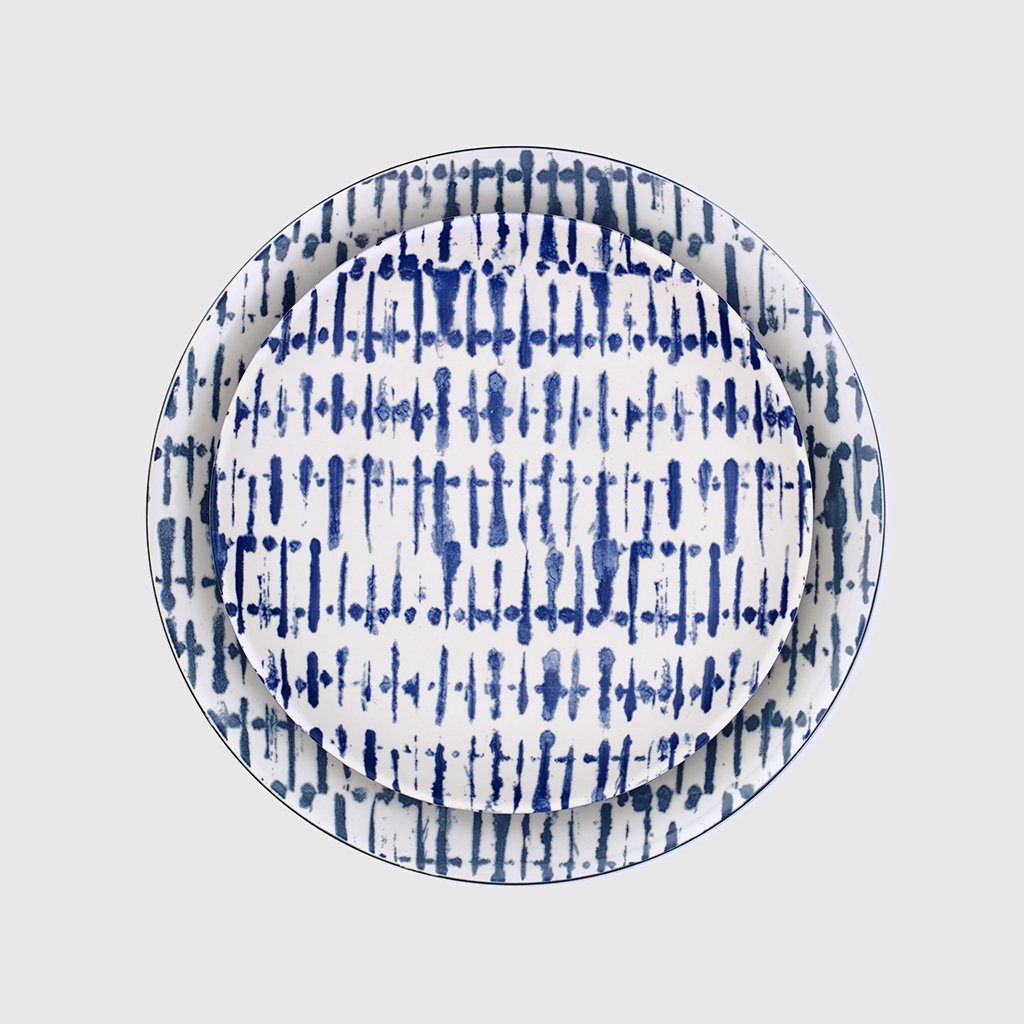 Plato de postre Indigo Pure