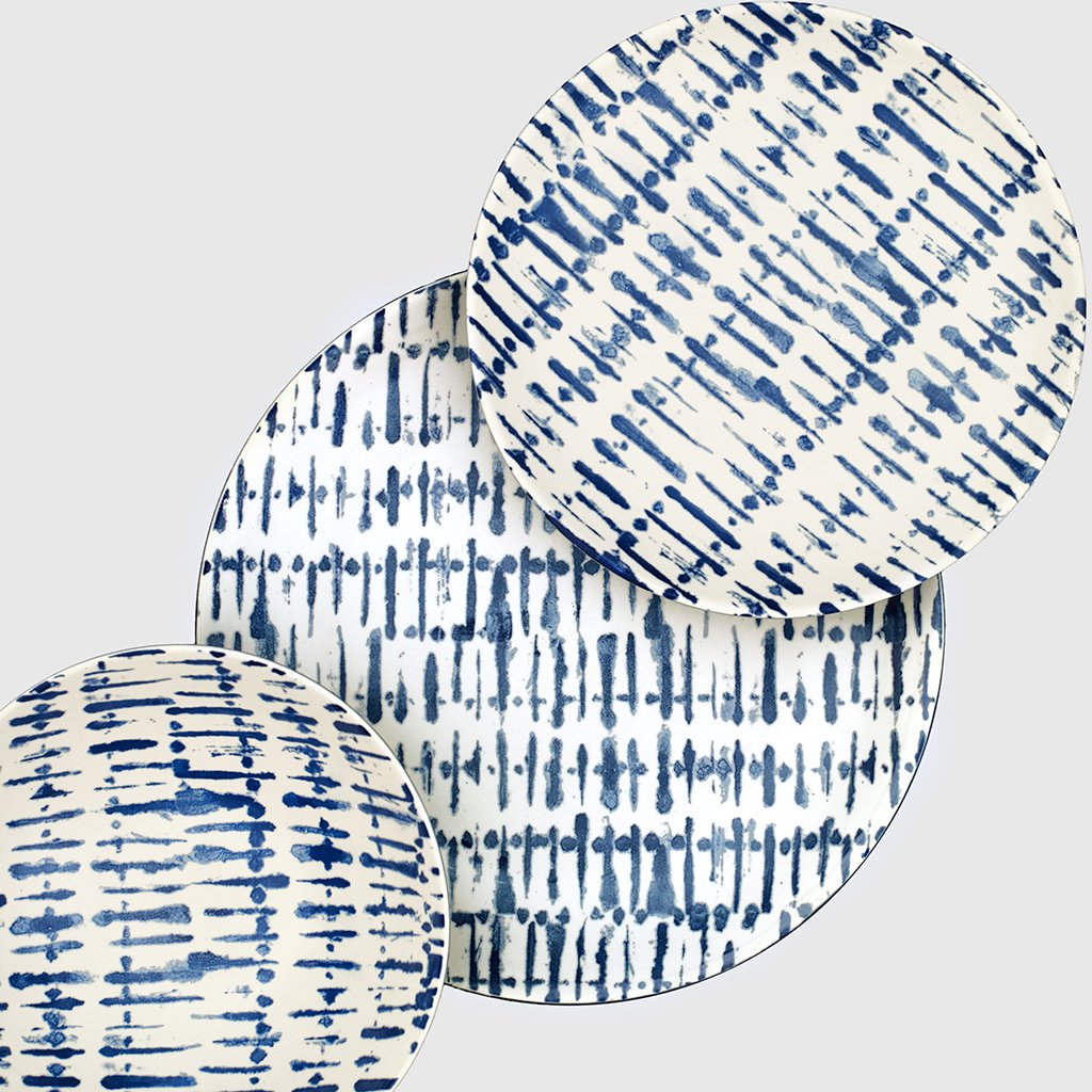 Plato de postre Indigo Pure