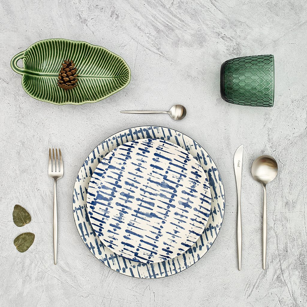 Plato de postre Indigo Pure