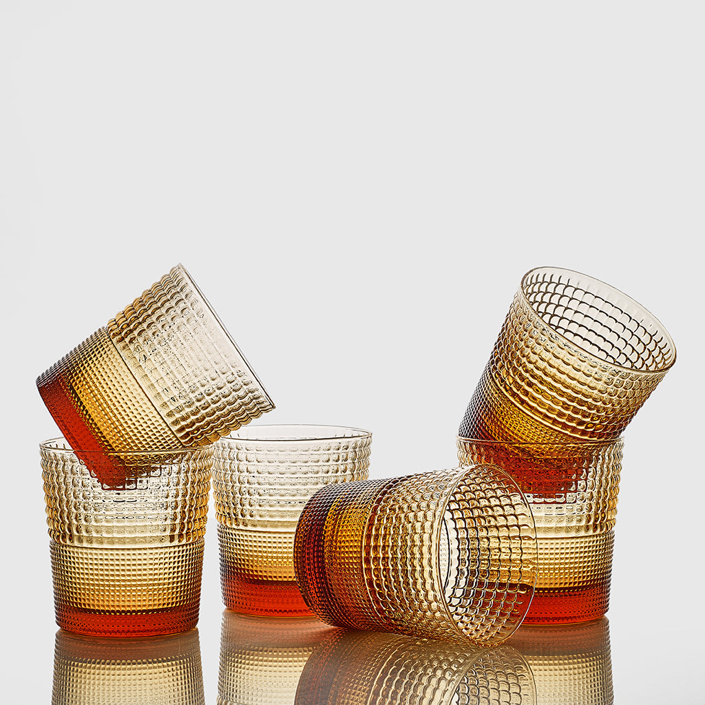 Set 6 vasos Pikes Ámbar