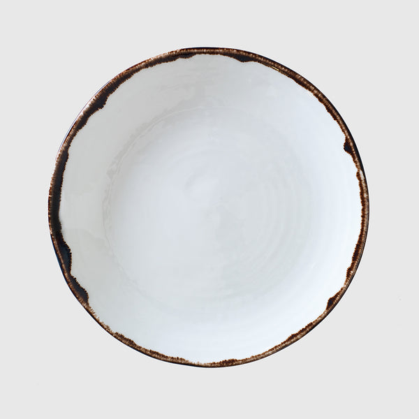 Set Vajilla Completa Natural Brown – Bone & White