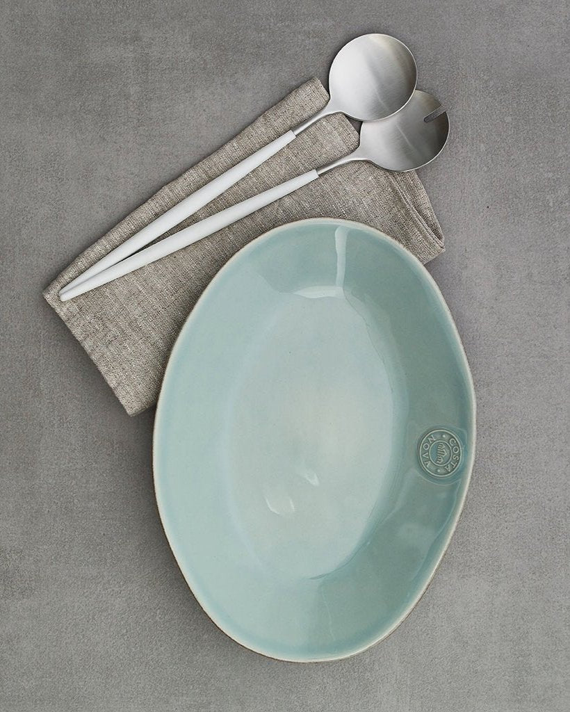 Vajillas Costa Nova Fuente ovalada llana Nova Turquoise