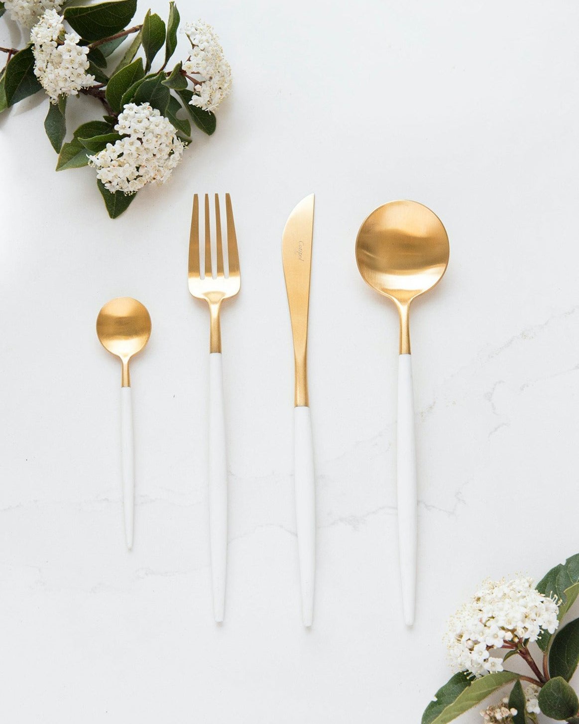Cutipol Goa White Gold Besteckset 4-Teilig