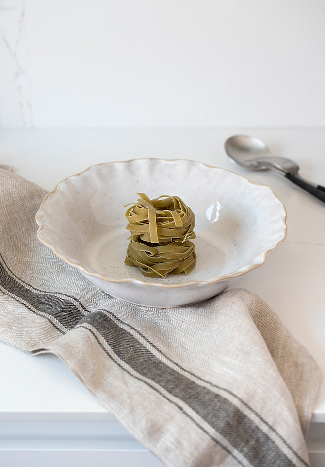 Moderne Gerichte für Pasta und Risotto