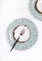 Mosaic Green tableware: patience and hope