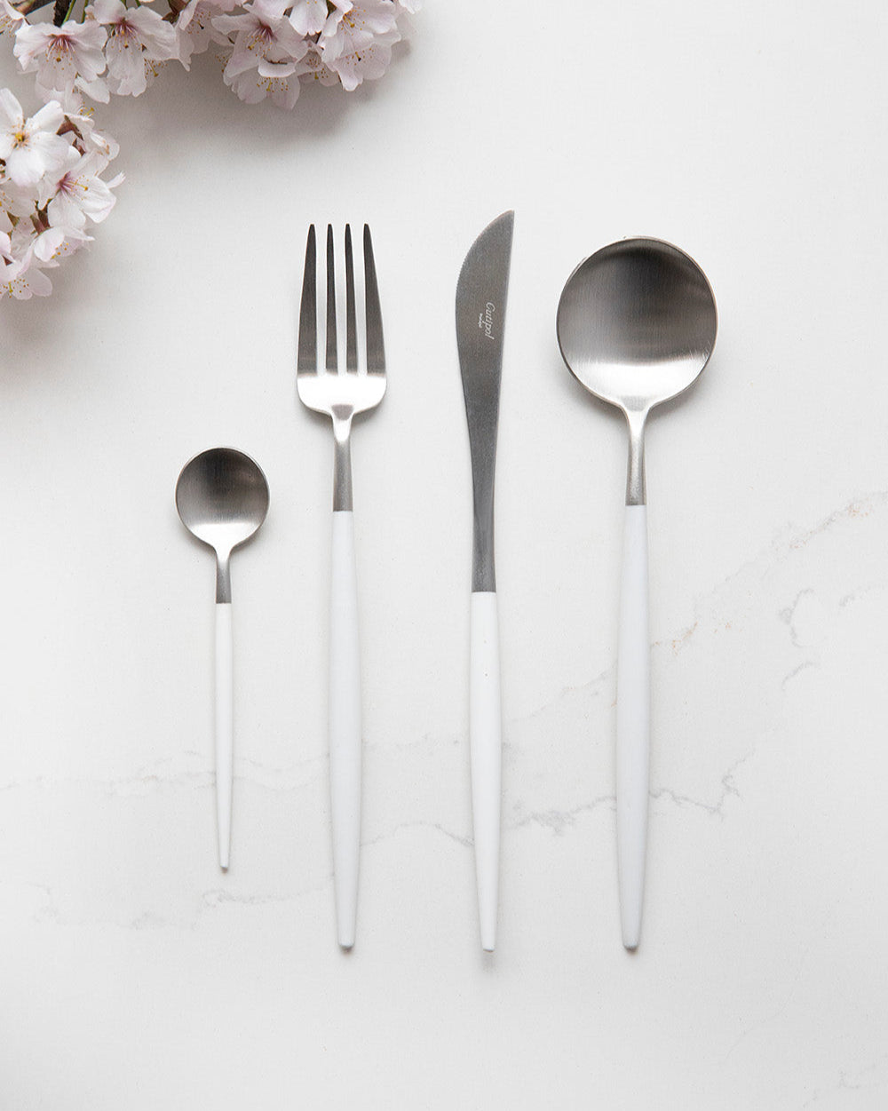 Cutipol Goa White Cutlery set - 4 Piece 