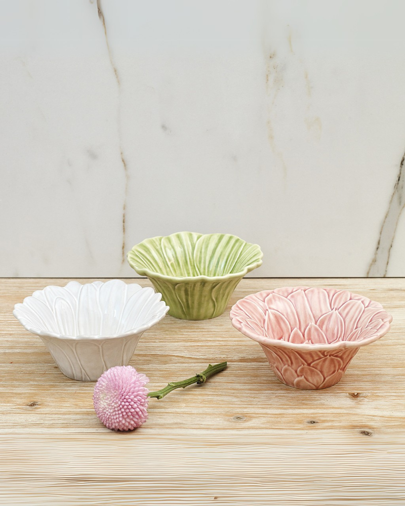 Set 3 Bowls Flowers