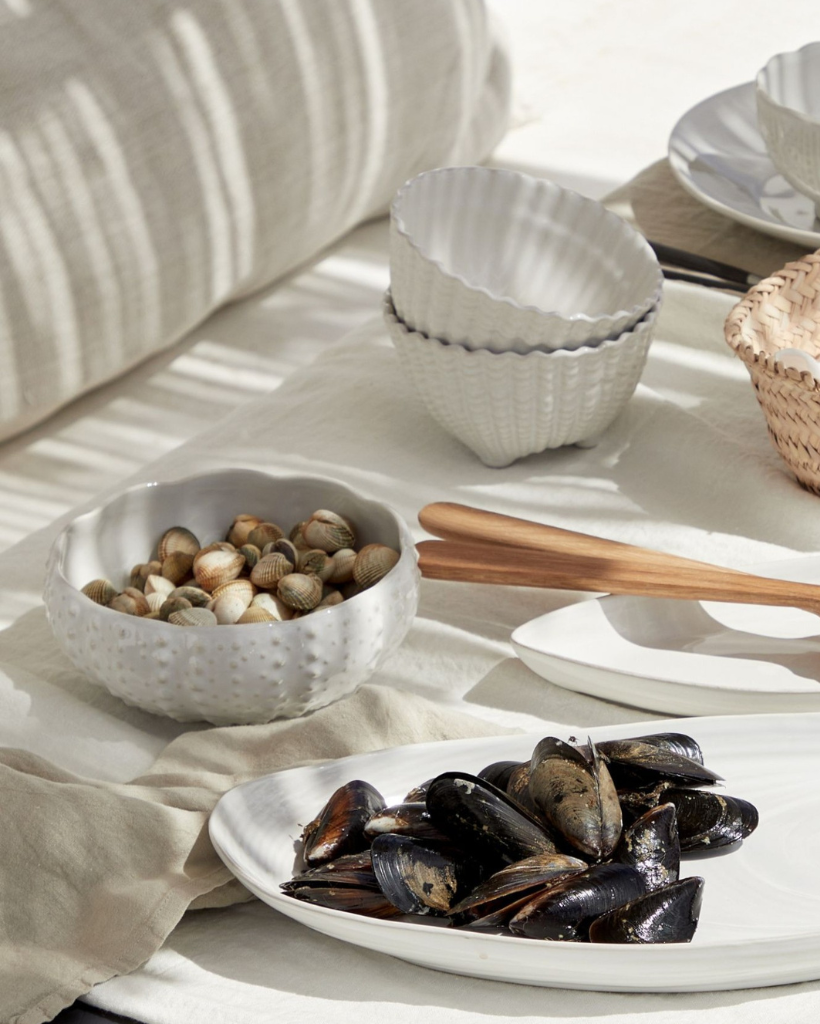 Zeedieren Clam Shell Kom