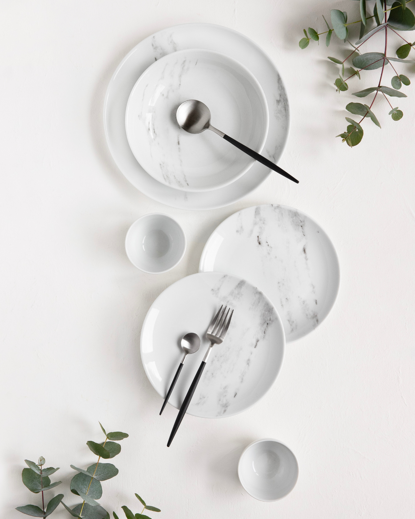 Vajilla 12 piezas Marble