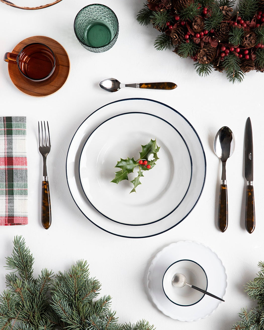 Cubertería 24 piezas Sabre Tortoise