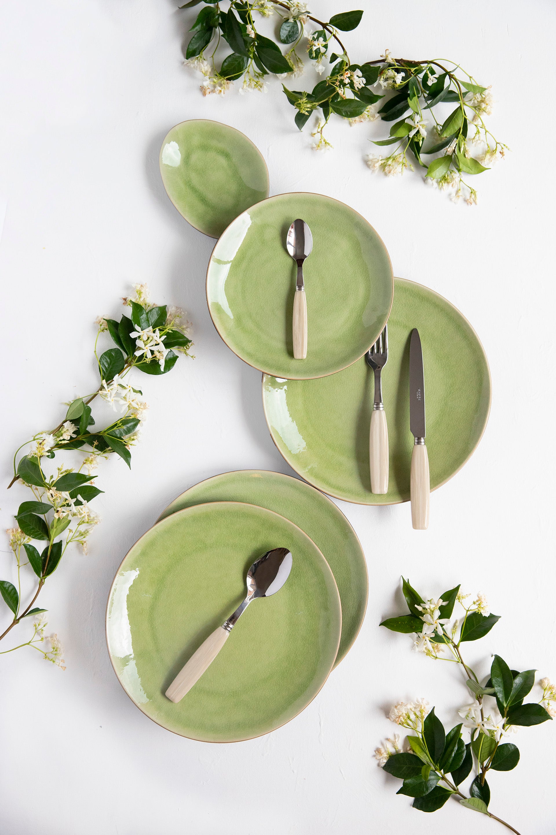 Riviera Groen 12-delig servies