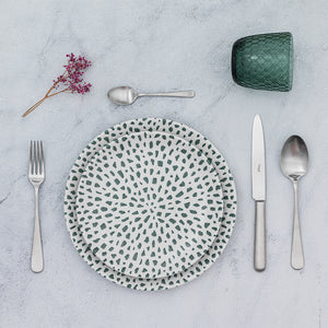 Dinner plate Mosaic Forest Green