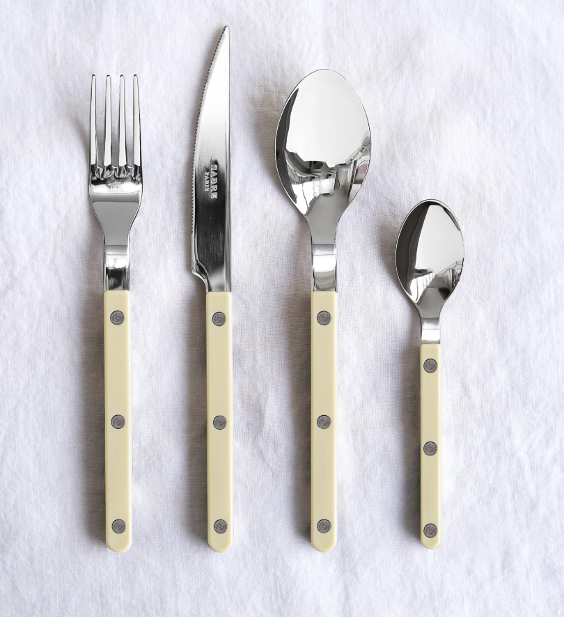 Sabre Paris Bistrot Ivory Cutlery set - 24 piece -