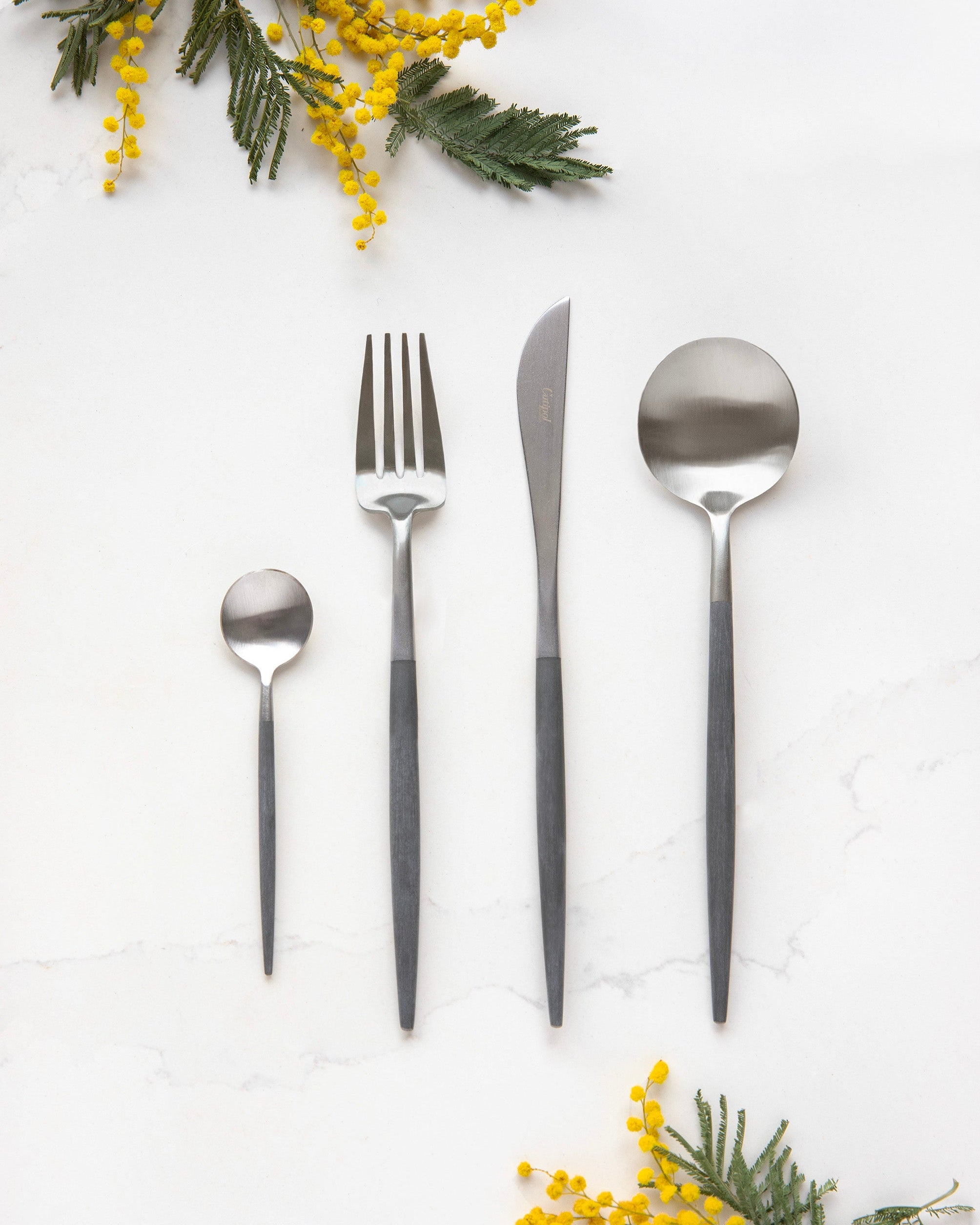 Cutipol Goa Grey Cutlery Set 24 Piece 