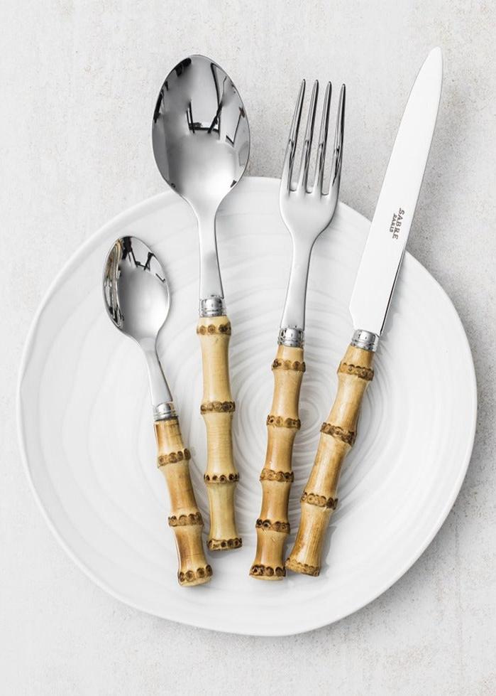 Sabre Paris Panda Bambu Cutlery Set - 24 Piece -