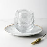 Reeded Clear - Set of 6