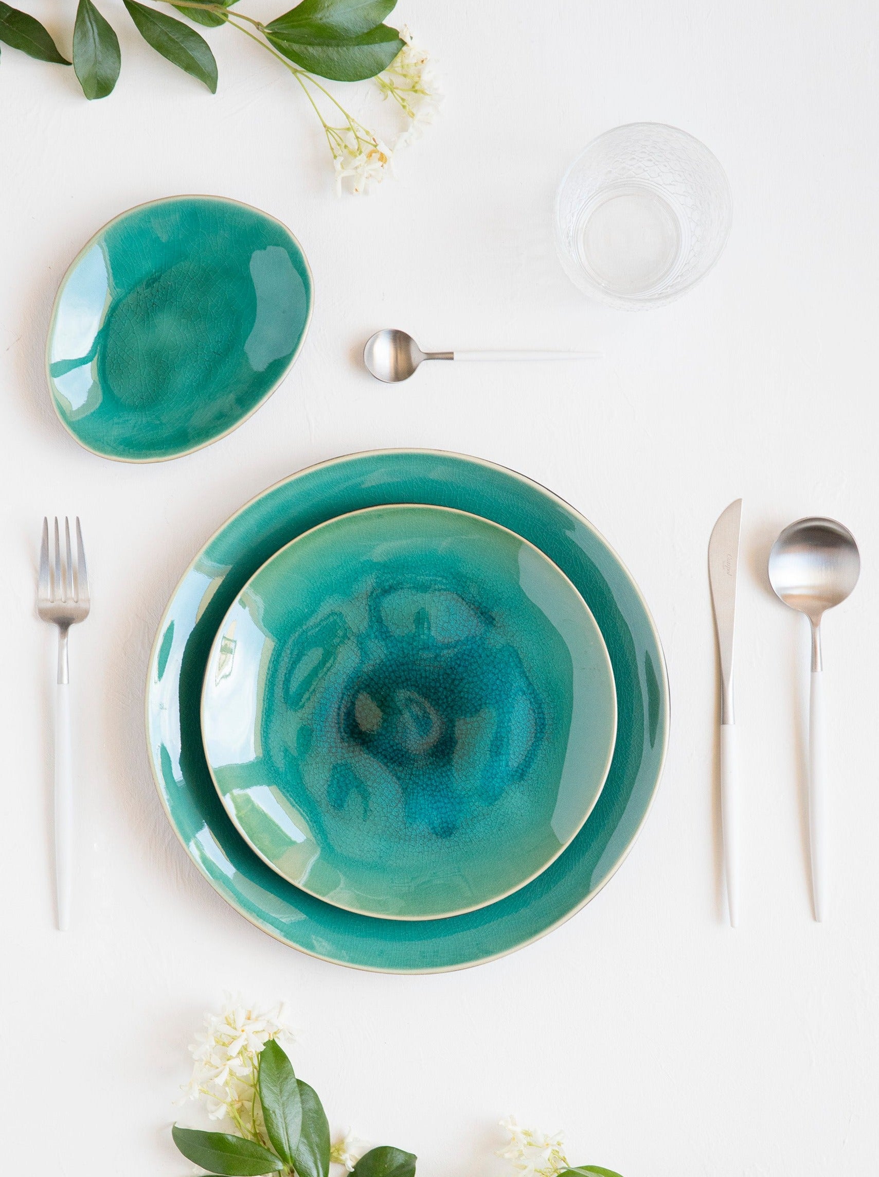 Dessert/salad plate Riviera Blue