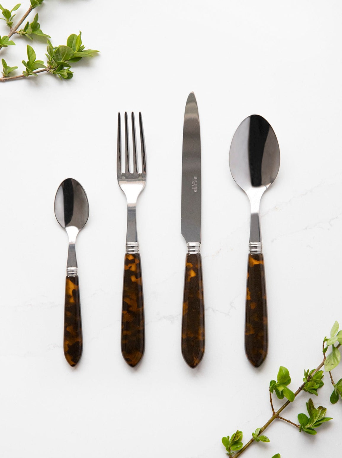 Tortoise Cutlery set - 4 piece 