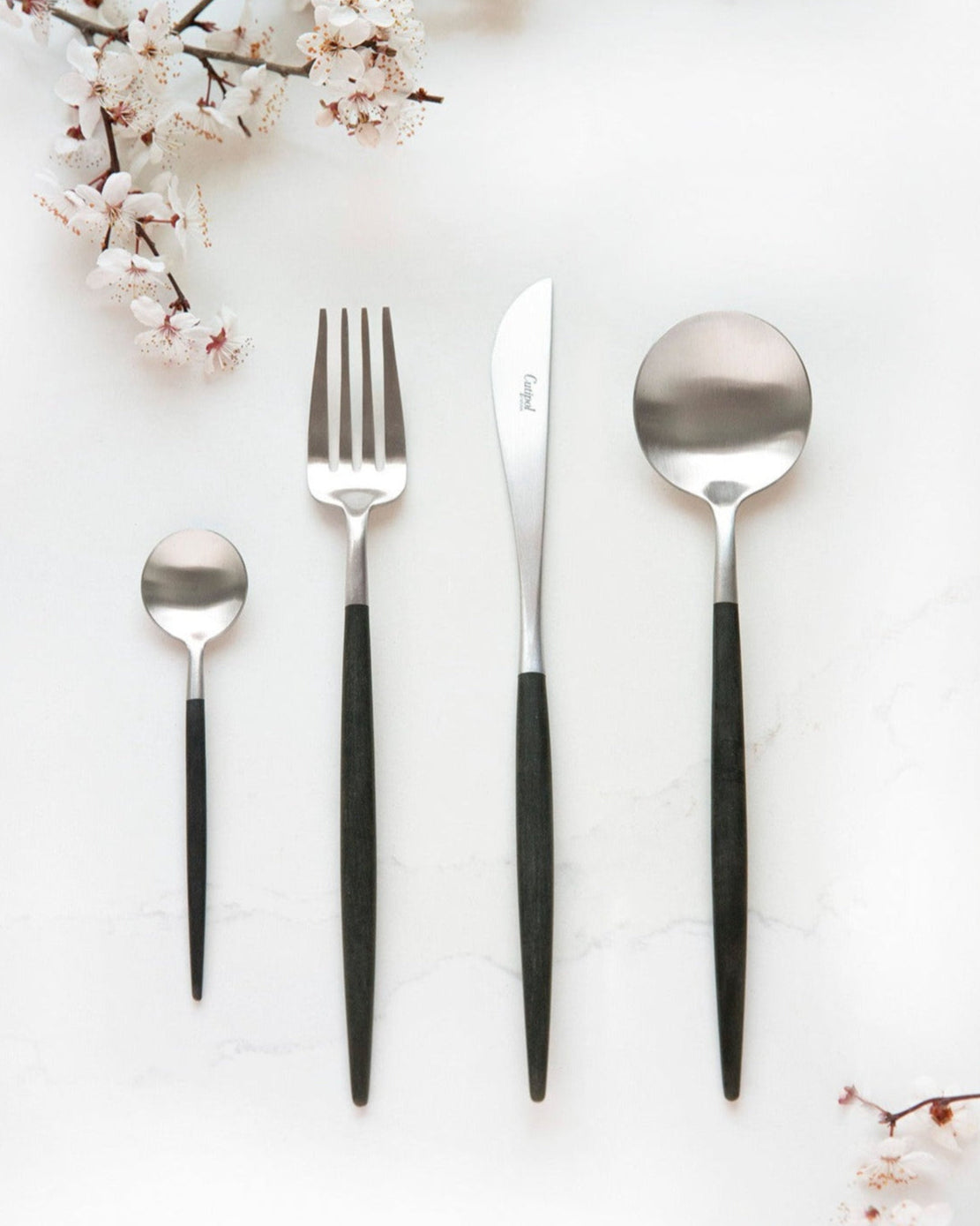 Cutipol Goa Black Cutlery set- 4 piece 